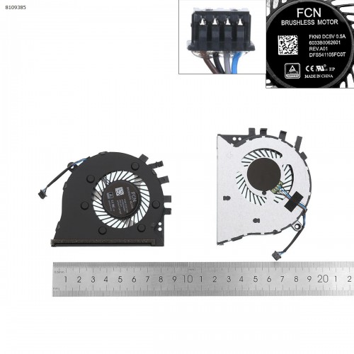 Fan Ανεμιστηράκι HP 17-BY 17-CA L22531-001 4 PIN Fan Ανεμιστηράκι HP 17-BY 17-CA L22531-001 4 PIN