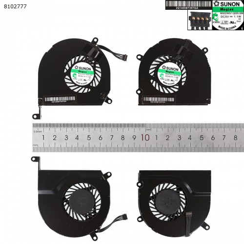 Fan Ανεμιστηράκι Apple MACBOOK PRO A1286 2008 2009 2010 2011 2012 LEFT+RIGHT Fan Ανεμιστηράκι Apple MACBOOK PRO A1286 2008 2009 2010 2011 2012 LEFT+RIGHT
