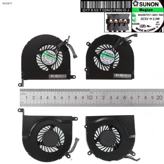 Fan Ανεμιστηράκι Apple MACBOOK A1297 Left Right
