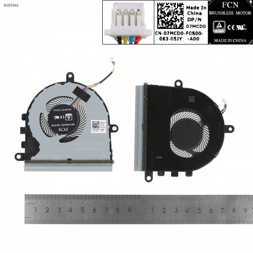 Fan Ανεμιστηράκι DELL 15-5575 3505 P75F 4PIN Fan Ανεμιστηράκι DELL 15-5575 3505 P75F 4PIN