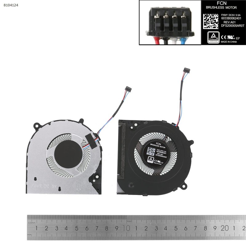 Fan Ανεμιστηράκι HP 14-dk1022wm 14-dk1032wm 14-dk1008nv