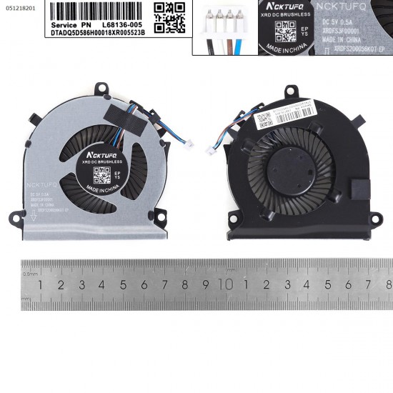 Fan Ανεμιστηράκι HP 15-ec0045AX 4PIN