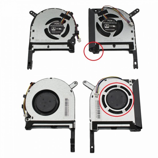 Fan Ανεμιστηράκι ASUS FA506 FX505 FX505G FX505GE FX505GD FX505DT FX506LI FX705 FX705G FX705GM FX705DT FX86 FX86FE FX86FM FX86SM FX95G CPU + GPU