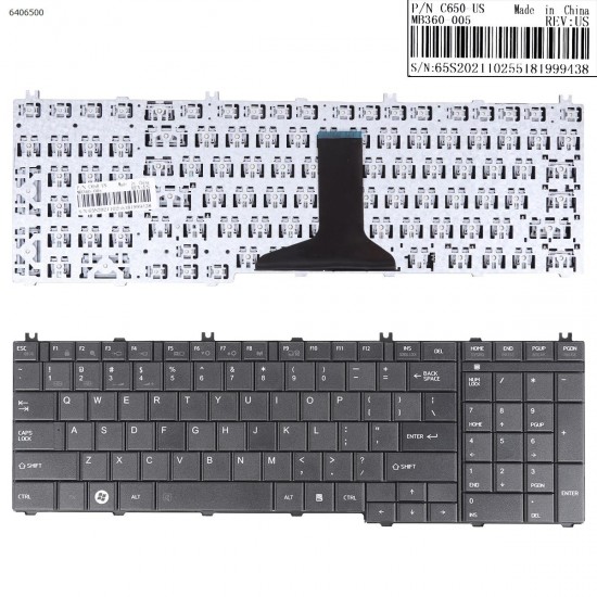 Πληκτρολόγιο Keyboard Toshiba Satellite L655 L670 L670D L675 L675D