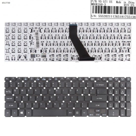 Πληκτρολόγιο Keyboard Acer Aspire V5-571 V5-531 V5-572 V5-573 V7-581 V7-582 M5-581G