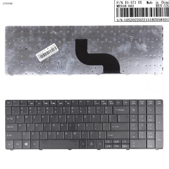 Πληκτρολόγιο Keyboard Acer ASPIRE E1-521 E1-531 E1-531G E1-571 E1-571G 
