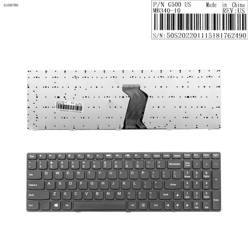 Πληκτρολόγιο Keyboard Lenovo G500 G501 G505 G510 G700 G710