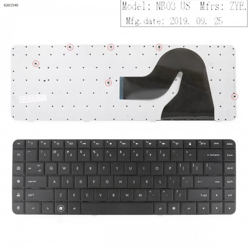 Πληκτρολόγιο Keyboard HP G62 CQ56 G56 
