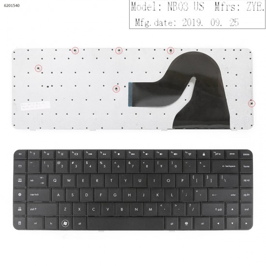 Πληκτρολόγιο Keyboard HP G62 CQ56 G56 