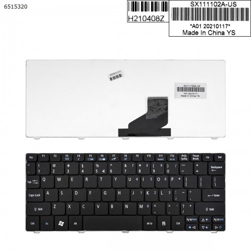 Πληκτρολόγιο Keyboard Acer ASPIRE ONE 532H 521 522 532 533