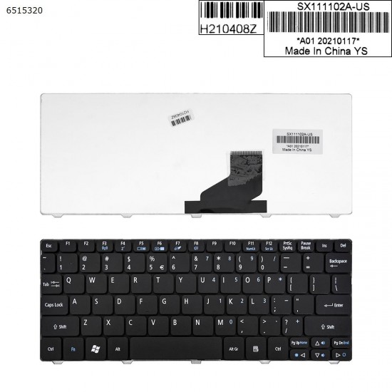 Πληκτρολόγιο Keyboard Acer Aspire One D260 
