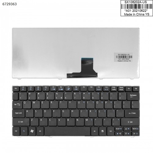 Πληκτρολόγιο Keyboard Acer Aspire One 751 751H AO751 AO751H ZA3