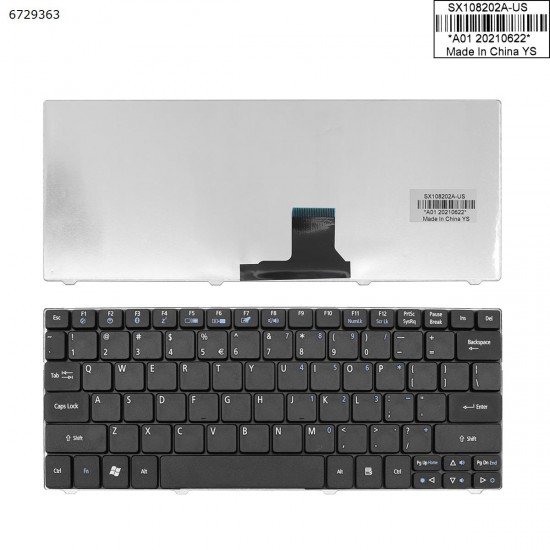 Πληκτρολόγιο Keyboard Acer Aspire One 751 751H AO751 AO751H ZA3