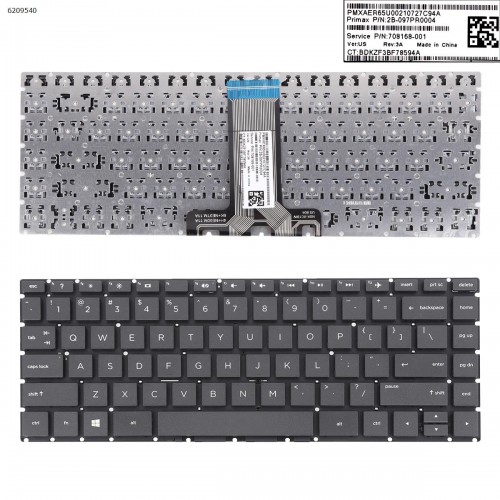 Πληκτρολόγιο Keyboard HP Pavilion 14-BS 14-BS000 14-BS100 14-BS500