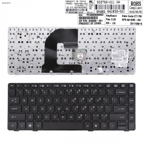 Πληκτρολόγιο Keyboard HP 6460B 6465B 6470B 6475b