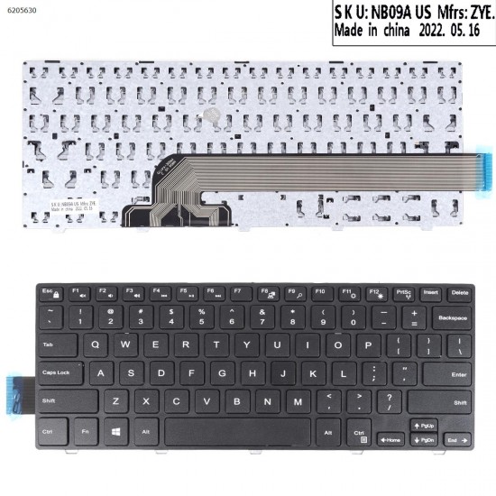 Πληκτρολόγιο Keyboard Dell 14 7437 7447 