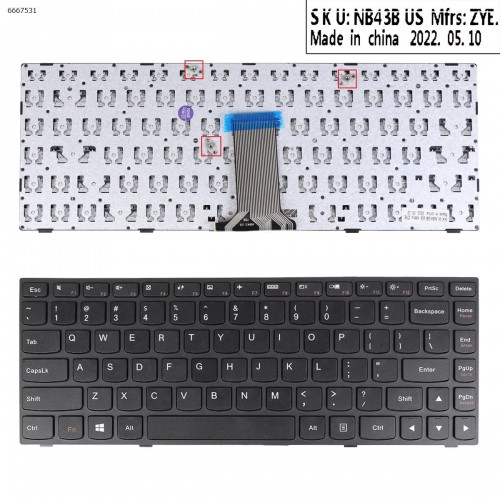 Πληκτρολόγιο Keyboard Lenovo Flex 2 14