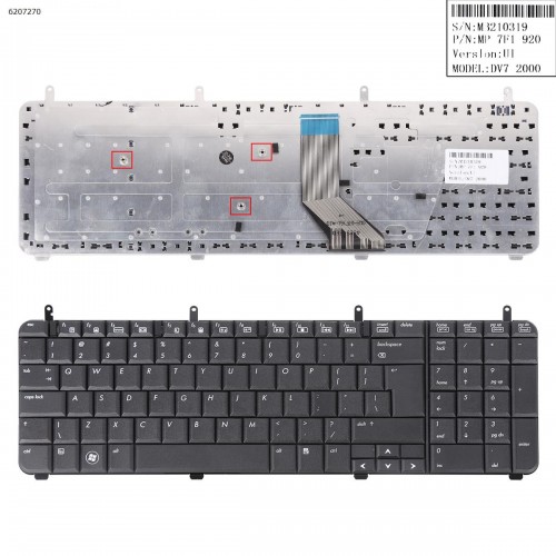 Πληκτρολόγιο Keyboard HP DV7-2000 DV7-3000