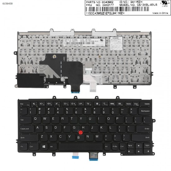 Πληκτρολόγιο Keyboard Lenovo Thinkpad X230S X240 X250 X260 X270