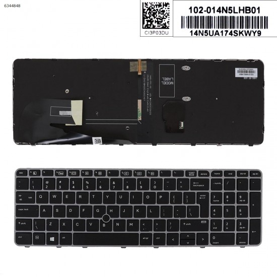 Πληκτρολόγιο Keyboard HP Elitebook 850 G3 850 G4 755 G3 755 G4 