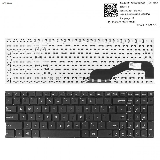 Πληκτρολόγιο Keyboard Asus R540SA R540S R540SC 