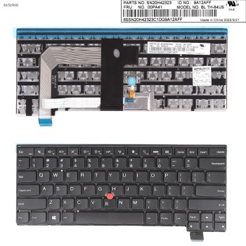 Πληκτρολόγιο Keyboard Lenovo Thinkpad T470P L460S T470S