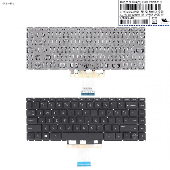 Πληκτρολόγιο Keyboard HP 14S-DK 14S-CF 14S-DP 