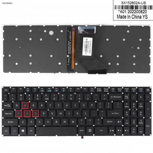 Πληκτρολόγιο Keyboard Acer Aspire VX 15 VX5-591G-71HB 