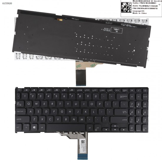 Πληκτρολόγιο Keyboard ASUS VivoBook 15 X512DK X512FL 