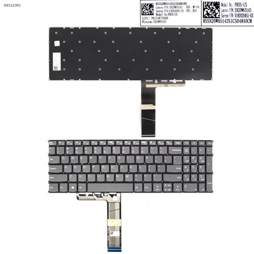 Πληκτρολόγιο Keyboard Lenovo IDEAPAD 5 15ARE05 