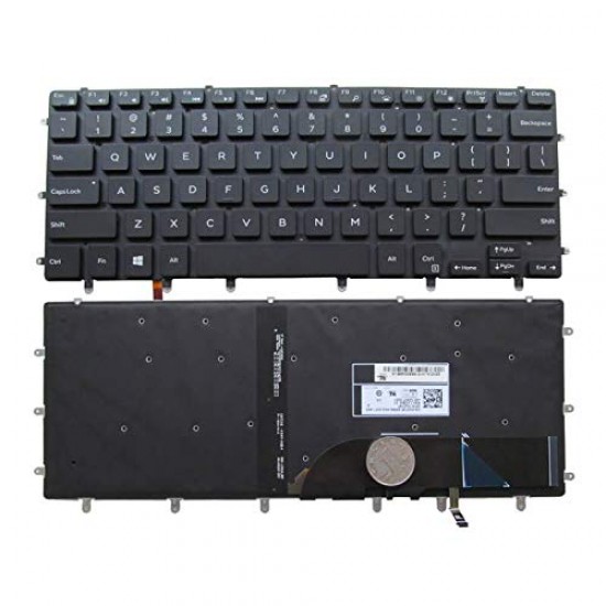 Πληκτρολόγιο Keyboard Dell XPS 15 9550 9560 9570 Inspiron 7568 Precision 5520 5530