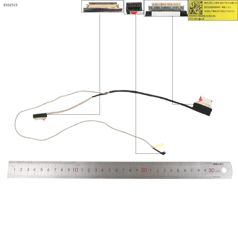 Καλωδιοταινία LCD Cable HP 15- BA005NV 15-BA071ND 30pin