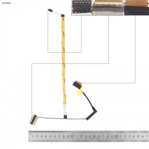 Καλωδιοταινία LCD Cable HP 250 G8 15-DW 15S-DR 15S-DU DC02C00QK00 LA-K201P 40pin