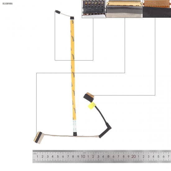 Καλωδιοταινία LCD Cable HP 250 G8 15-DW 15S-DR 15S-DU DC02C00QK00 LA-K201P 40pin