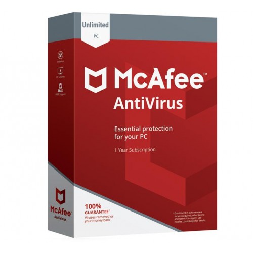McAfee Total Protection  – 1 device / 1 Year