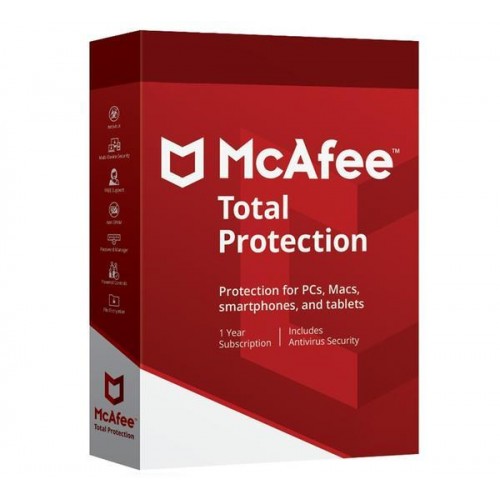 McAfee Total Protection– 5 Devices / 1 Year