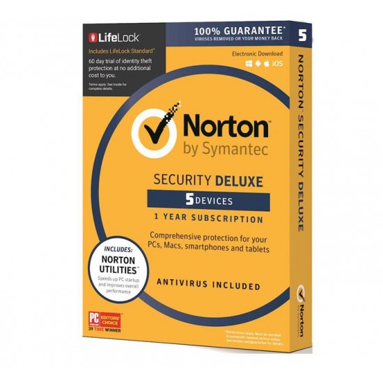 Norton Security Deluxe 5 Devices 1 Year EURO