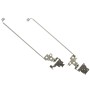 Μεντεσέδες Hinges για Dell Inspiron 15 3541 35423 3543 3546 15-3541 15-3542