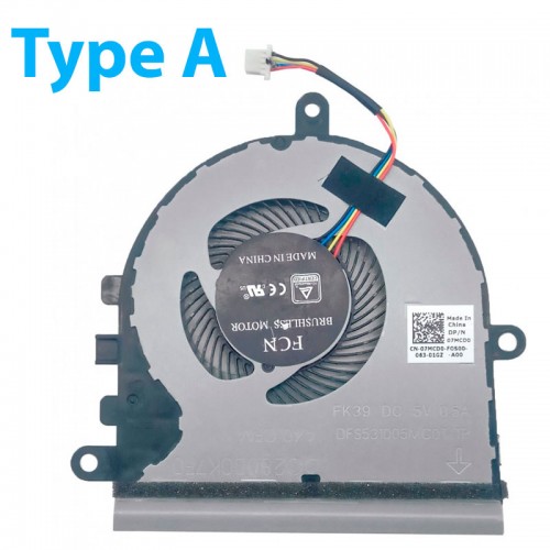Ανεμιστηράκι Fan για Dell Inspiron 15 5570 5575 3585 3583 5593 P75F P75F002 TYPE A