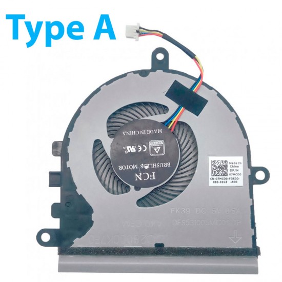 Ανεμιστηράκι Fan για Dell Inspiron 15 5570 5575 3585 3583 5593 P75F P75F002 TYPE A