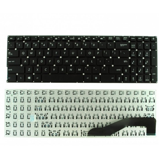 Πληκτρολόγιο Asus X540 X540L X540S X540LA X540LA-SI30205P X540LJ X540SA US BLACK με οριζόντιο ENTER