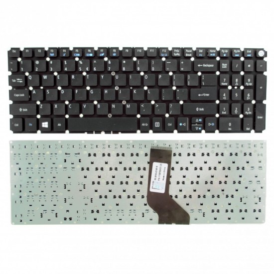 Πληκτρολόγιο Acer Aspire E5-520 E5-522 E5-522G E5-552 E5-573 E5-722 V3-575 V5-591 VN7-572 US BLACK ΟΡΙΖΟΝΤΙΟ ENTER
