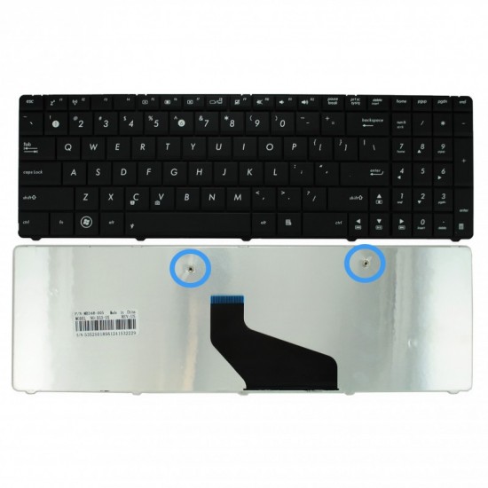 Πληκτρολόγιο Asus A53 A53B A53BE A53BE A73 A73B A73TA K53 K53BE K53E-1A K73 X53U X73CBE X73TK US