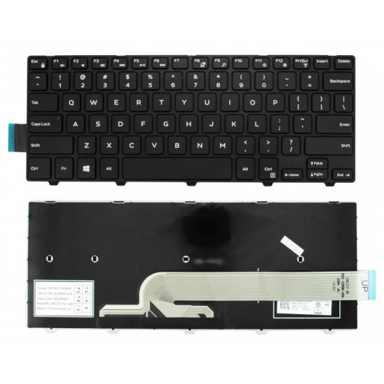 Πληκτρολόγιο Dell Inspiron 14-3000 3441 3442 3443 3446 3447 3451 3458 5442 5447 7437 5458 US BLACK