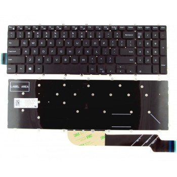 Πληκτρολόγιο Dell Inspiron 15 5665 15-5567 15 7000 15 7566 15 7567 US BLACK χωρίς Backlight και με οριζόντιο Enter