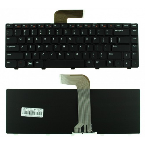 Πληκτρολόγιο Dell Inspiron M4040 M4110 M5040 N4110 N5040 / Vosro 1540 3450 3550 5520 US BLACK