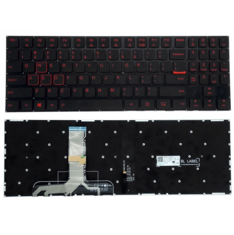Πληκτρολόγιο Lenovo Legion Y520 Y520-15IKB Y520-15IKBA Y720 Y720-15IKB R720-15IKB US BLACK