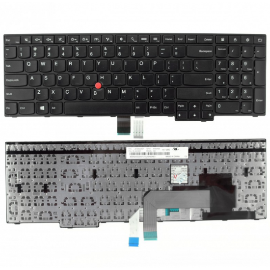 Πληκτρολόγιο Lenovo ThinkPad E550 E555 E560 E565 L540 E531 E540 T540 T550 W540 US BLACK