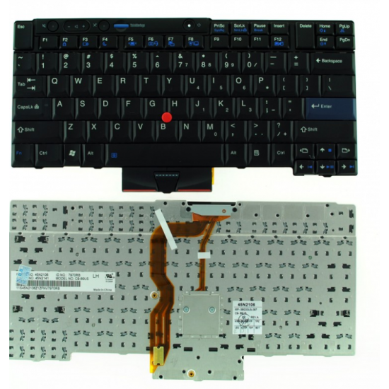 Πληκτρολόγιο Lenovo ThinkPad T400S T410 T410I T420 T420S T510 T520 W510 W520 X220 US BLACK