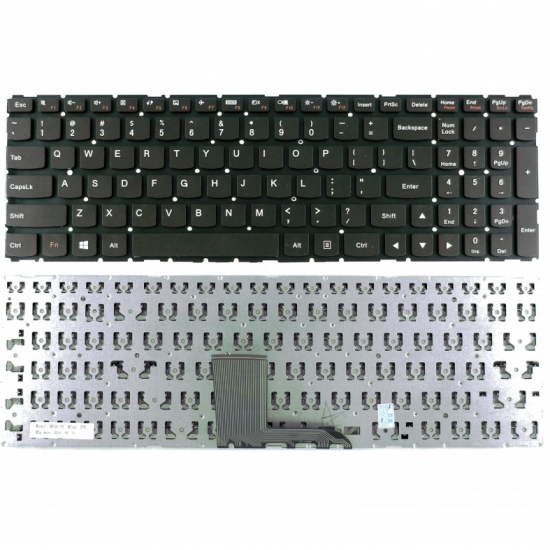 Πληκτρολόγιο Lenovo Yoga 500-15IBD 500-15IHW 500-15ISK US BLACK 